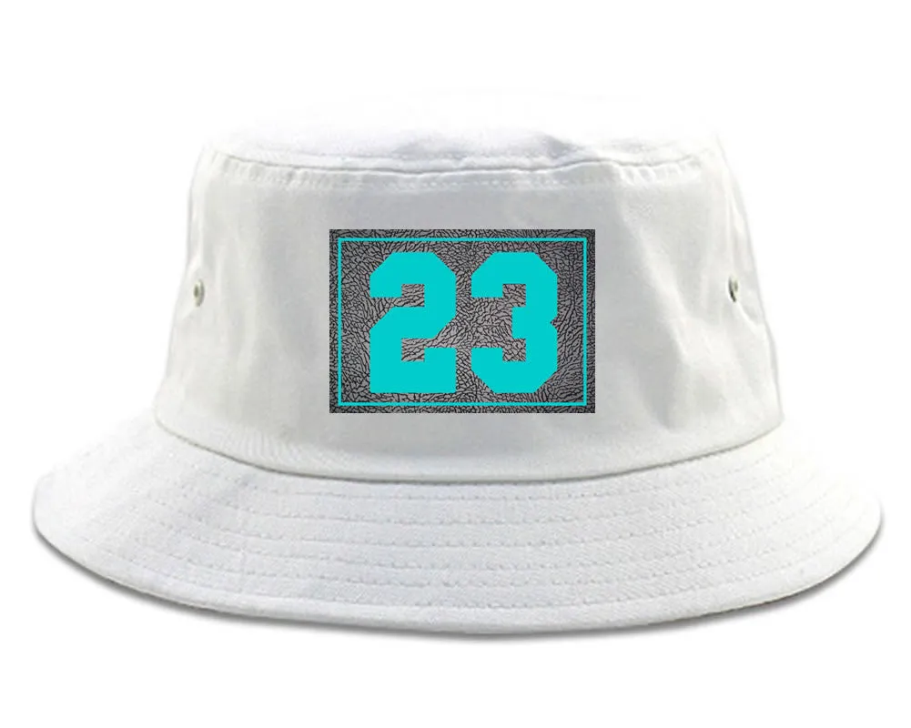 23 Cement Blue Jersey Bucket Hat