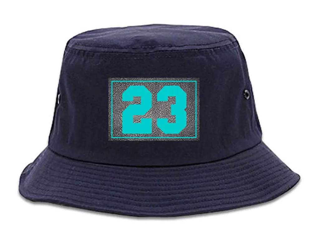 23 Cement Blue Jersey Bucket Hat