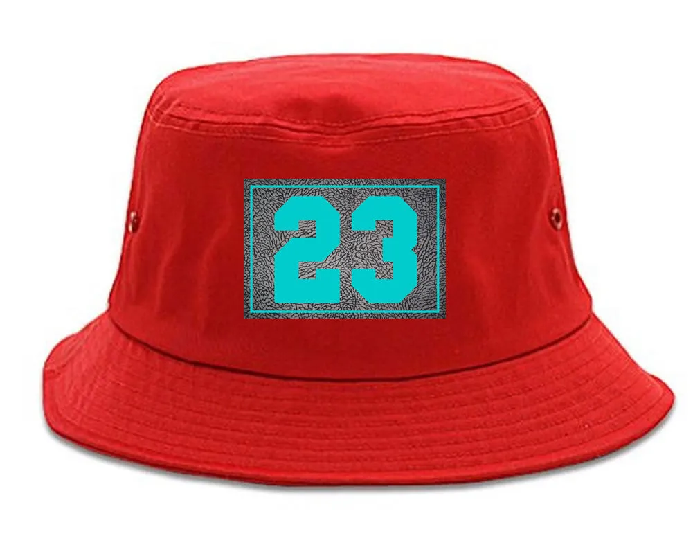 23 Cement Blue Jersey Bucket Hat