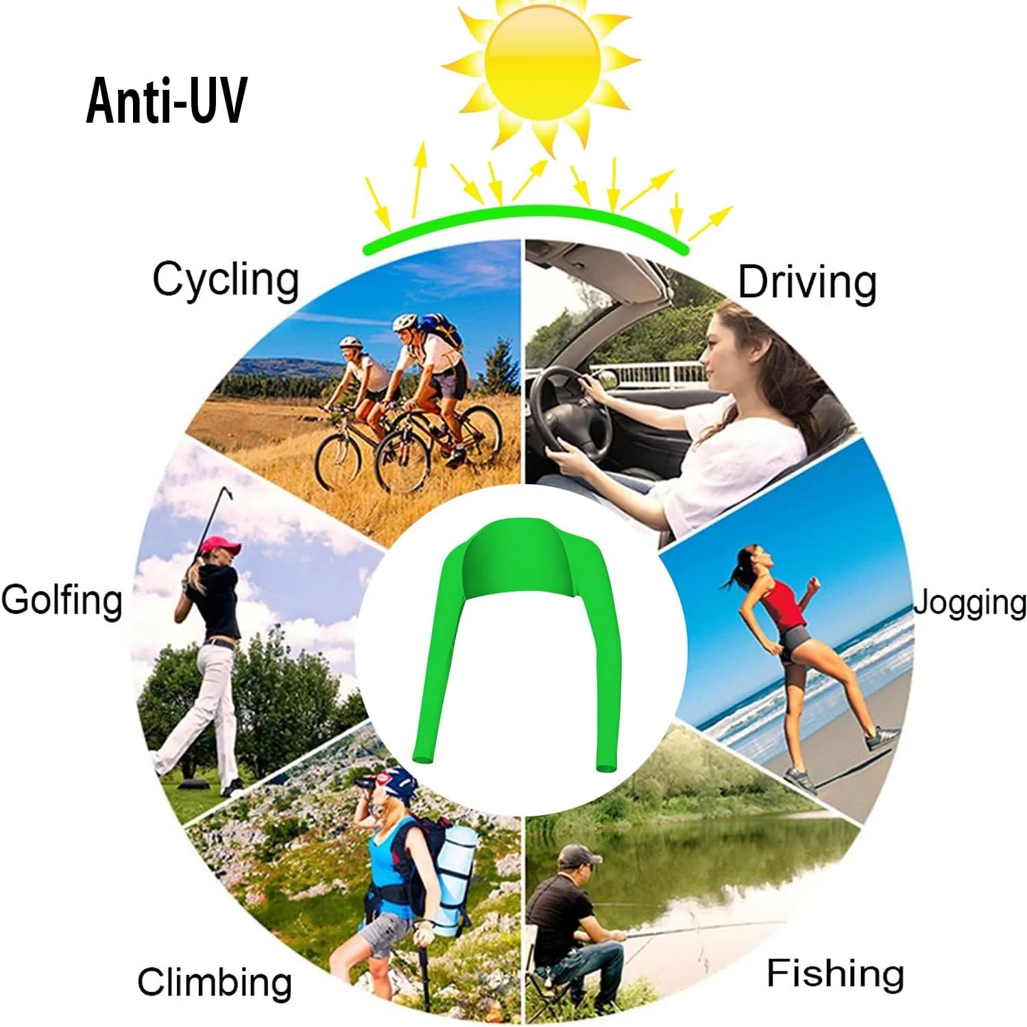 Advanced Cooling Shawl Arm Sleeve Sun Protection Comfortable & Breathable for Women Men