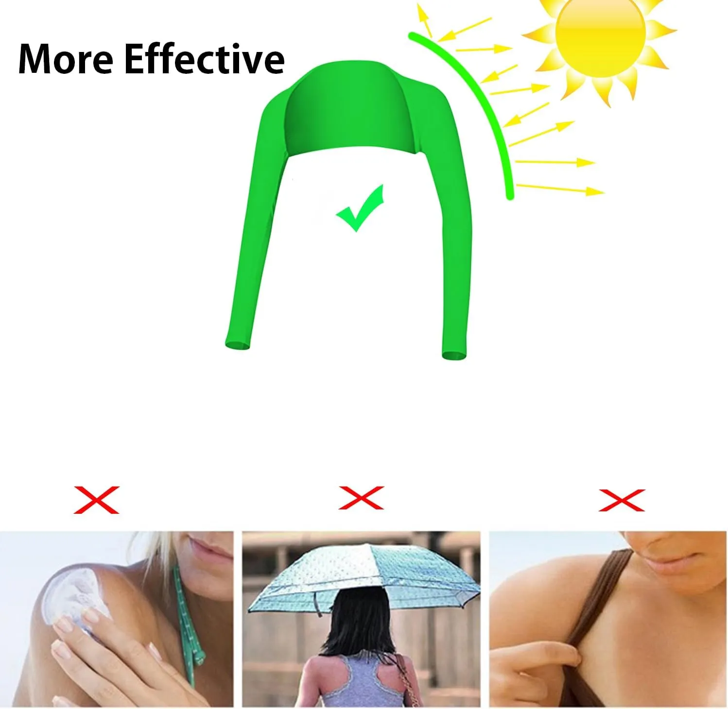 Advanced Cooling Shawl Arm Sleeve Sun Protection Comfortable & Breathable for Women Men