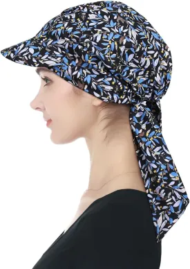 Alnorm Adjustable 100% Cotton Lace Up Turban Featuring Cotton Sweatbands Design