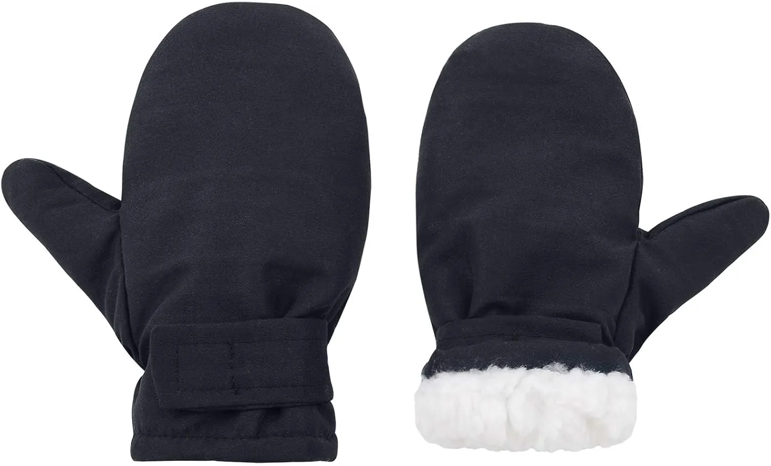 American Trends Toddler Mittens Warm Kids Lined Fleece Gloves Winter Ski Gloves Snow Waterproof Mittens for Baby Boys Girls