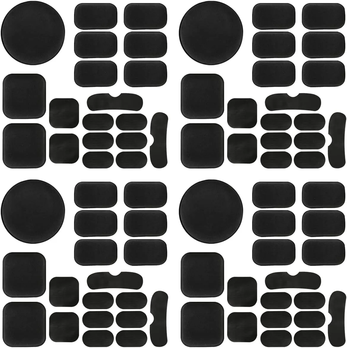 AOUTACC Universal Airsoft Helmet Pads, Soft Helmet Replacement Foam Padding Kits Accessories Mats for Fast/Mich/ACH/USMC/PASGT Helmet