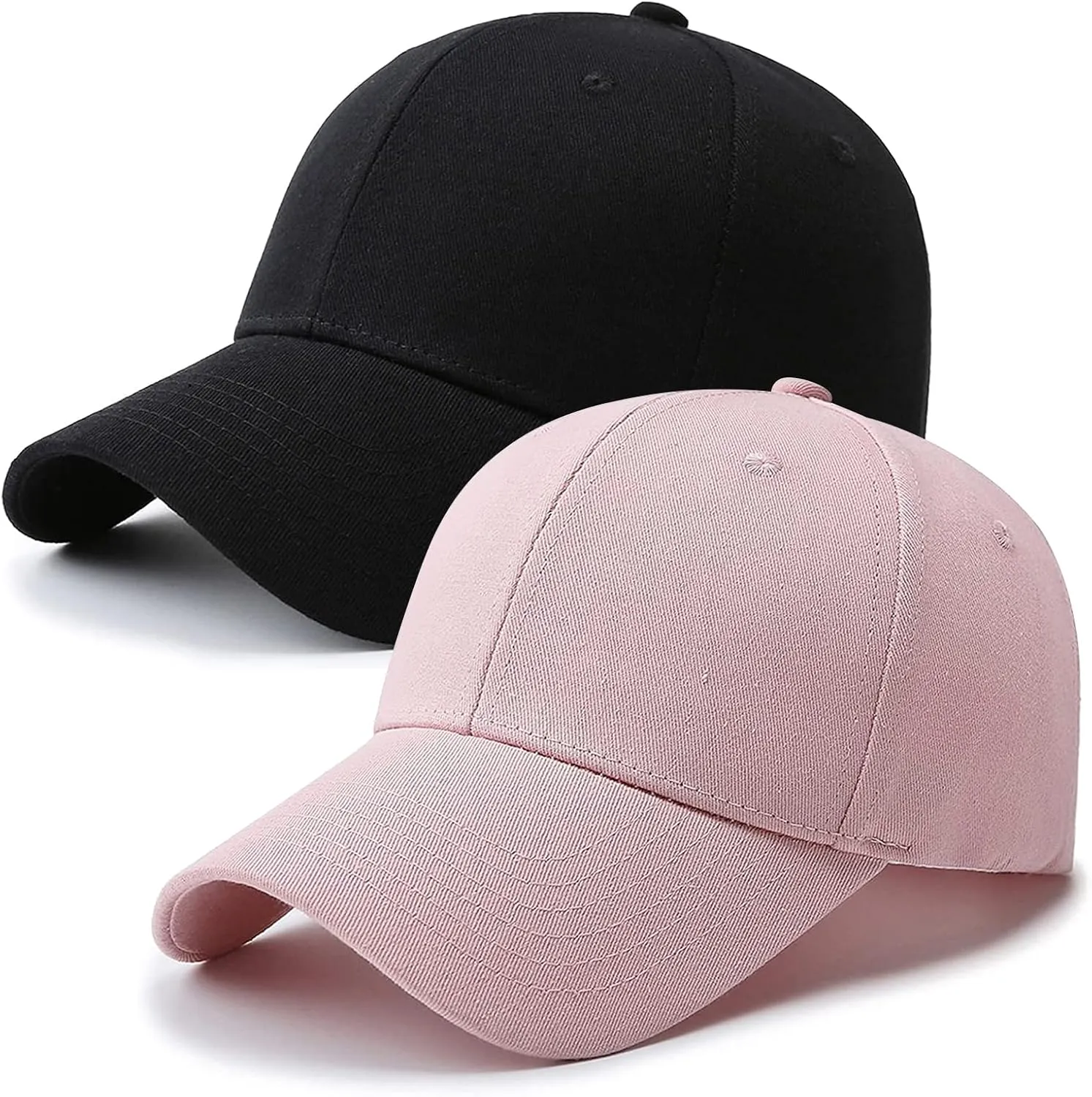 Baseball Cap Men Women Cotton Dad Hat Classic Adjustable Plain Golf Hat Low Profile Unisex
