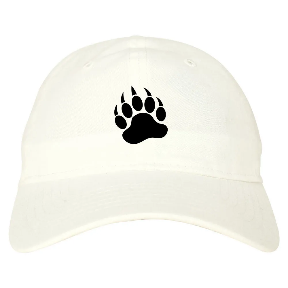 Bear Paws Chest Mens Dad Hat Baseball Cap