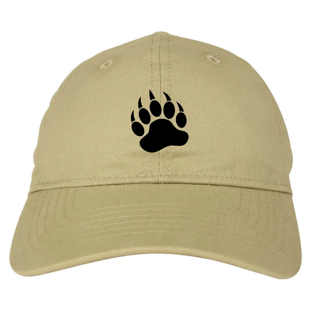Bear Paws Chest Mens Dad Hat Baseball Cap