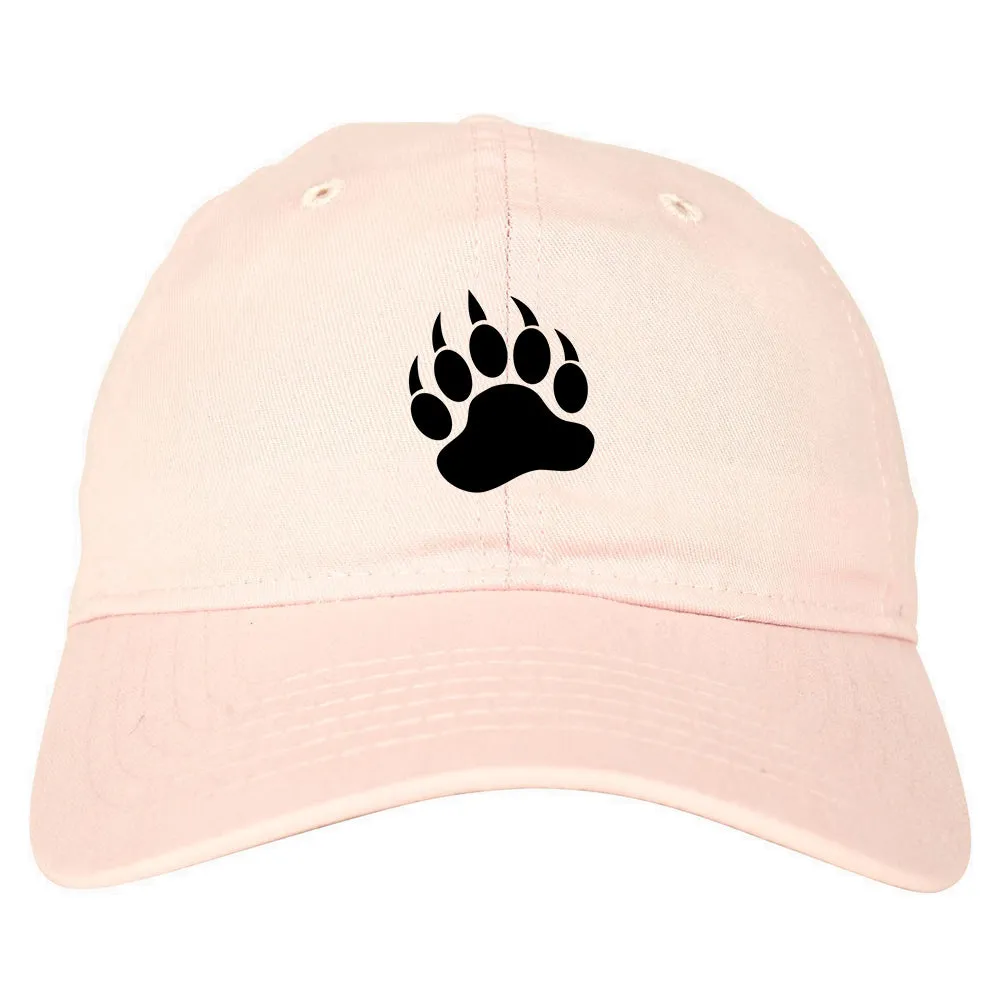 Bear Paws Chest Mens Dad Hat Baseball Cap