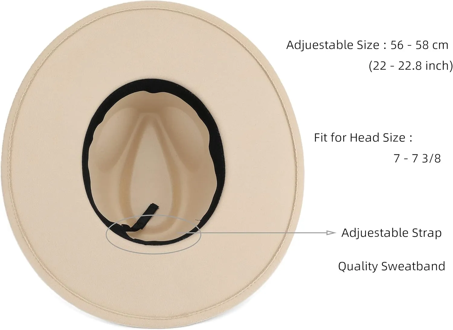Big Wide Brim Women Fedora Hat