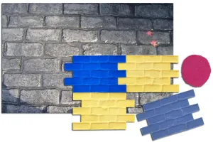 Brick Concrete Stamps - Capone Cobble