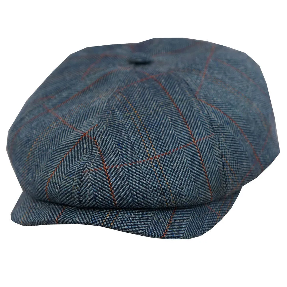 Capas Palermo Italian Silk Herringbone Cap