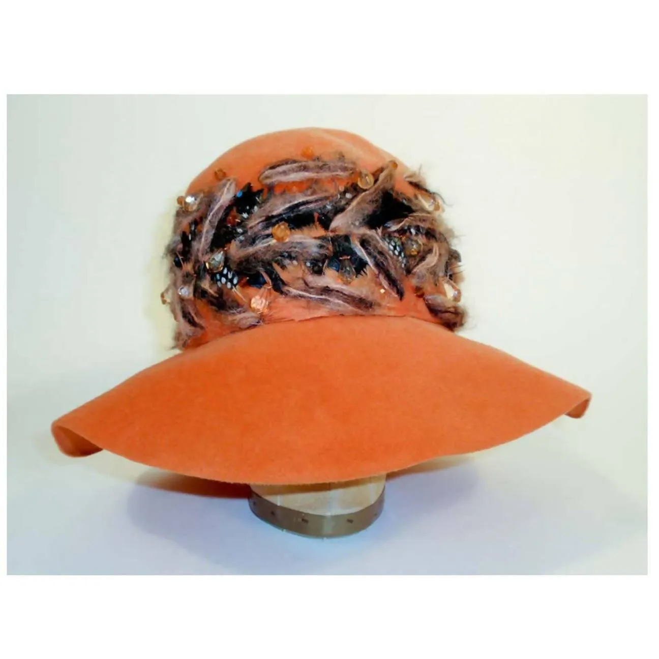 CHRISTIAN DIOR Chapeaux Orange Floppy Hat