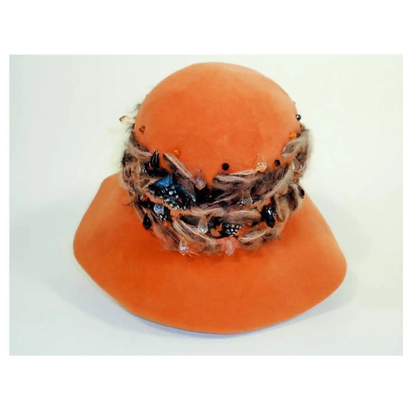 CHRISTIAN DIOR Chapeaux Orange Floppy Hat