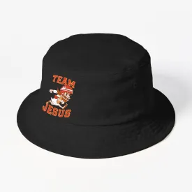 Christian Team Jesus Football Lover Faith Hope Christmas Bucket Hat