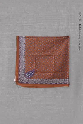 Cotton Voille Square Scarf - Paisley