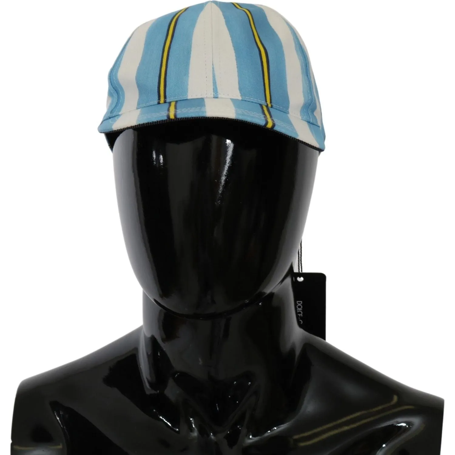 Dolce & Gabbana Chic Stripe Cotton Baseball Cap