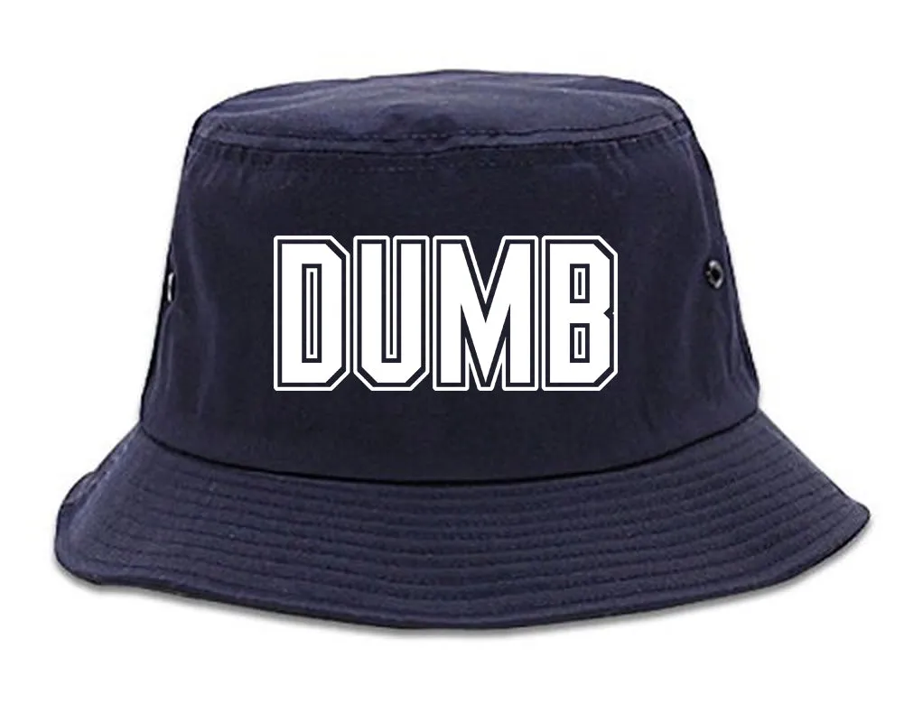 Dumb Funny College Mens Bucket Hat