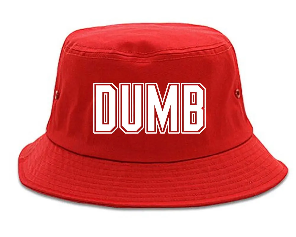Dumb Funny College Mens Bucket Hat