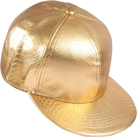 Eigso Unisex Metallic Baseball Caps for Men Women Snapback Hip Hop Flat Brim Baseball Hats for Man Woman Adjustable