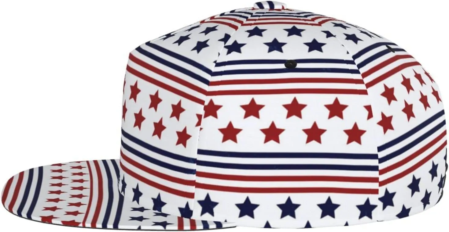 Fashion American Flag Baseball Hats for Men Women USA Flag Baseball Cap Adjustable Independence Trucker Snapback Hat