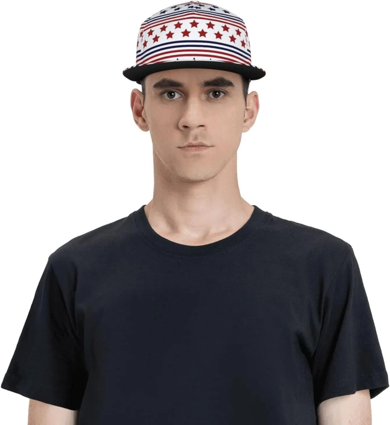 Fashion American Flag Baseball Hats for Men Women USA Flag Baseball Cap Adjustable Independence Trucker Snapback Hat