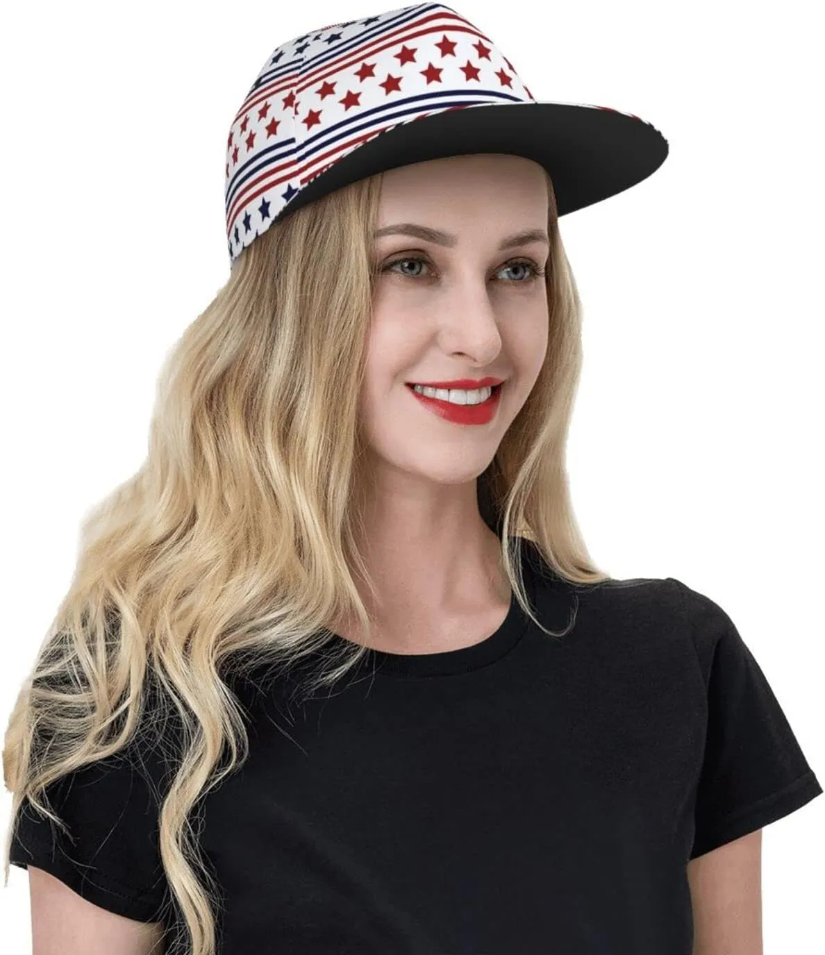 Fashion American Flag Baseball Hats for Men Women USA Flag Baseball Cap Adjustable Independence Trucker Snapback Hat
