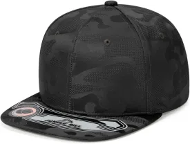 Flat Bill Baseball Caps for Men Women Camouflage Snapback Structured Vistor Hats Hip-Hop Flat Brim Trucker Hat FTC01