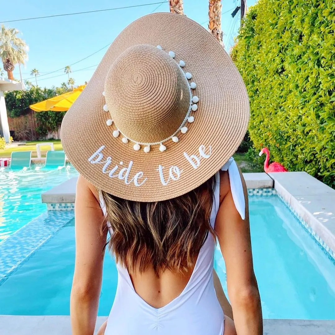 Floppy Bride To Be Sun Hat