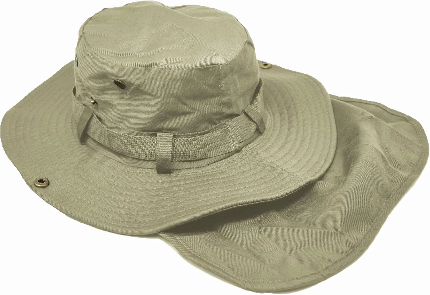 Glory Max Bucket Boonie Hat with Neck Flap Cover Sun Safari Wide Brim Fishing Garden Hiking Cap