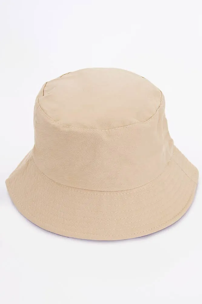 Hana - Solid Reversible Bucket Hat