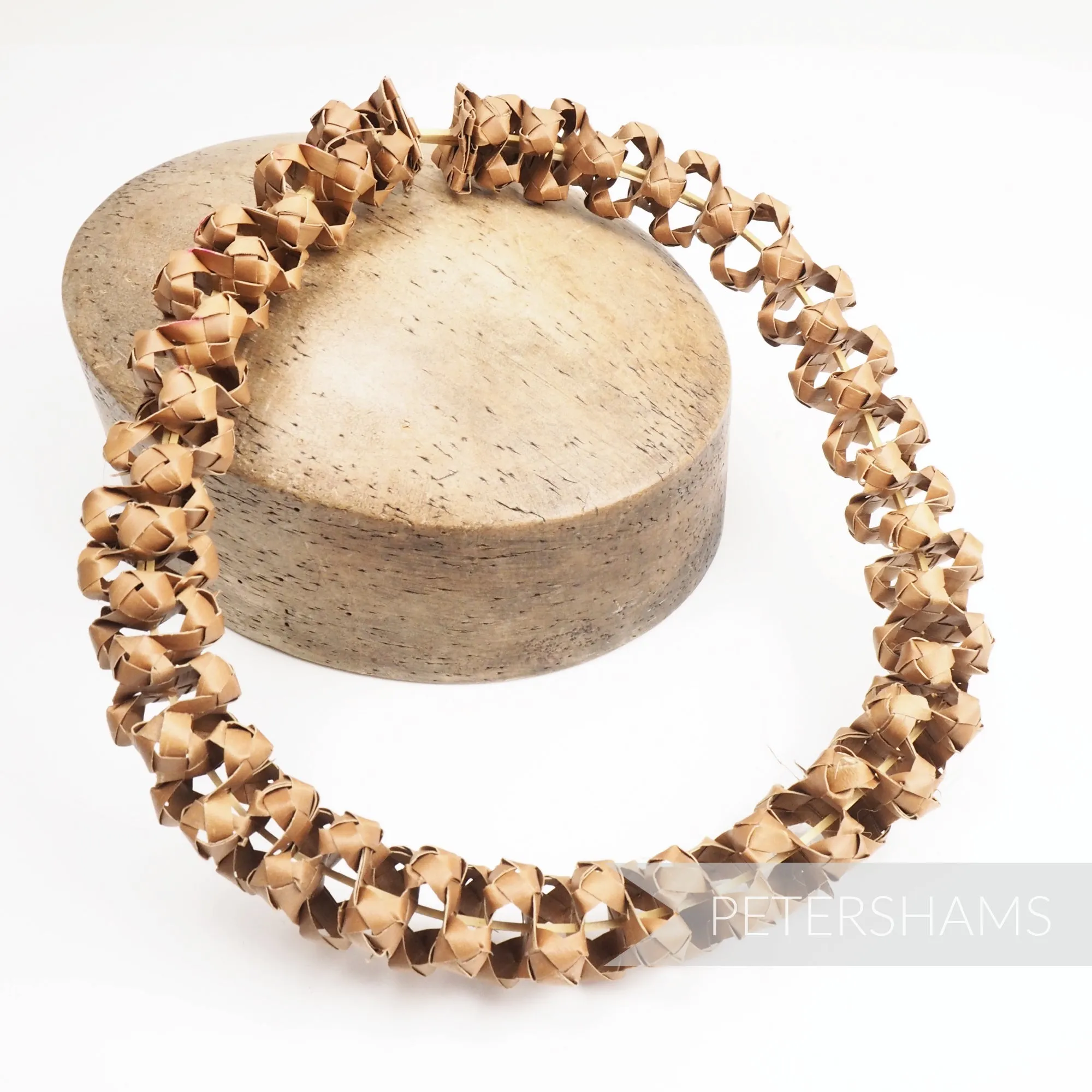 Handwoven Straw Adjustable Headdress Frame