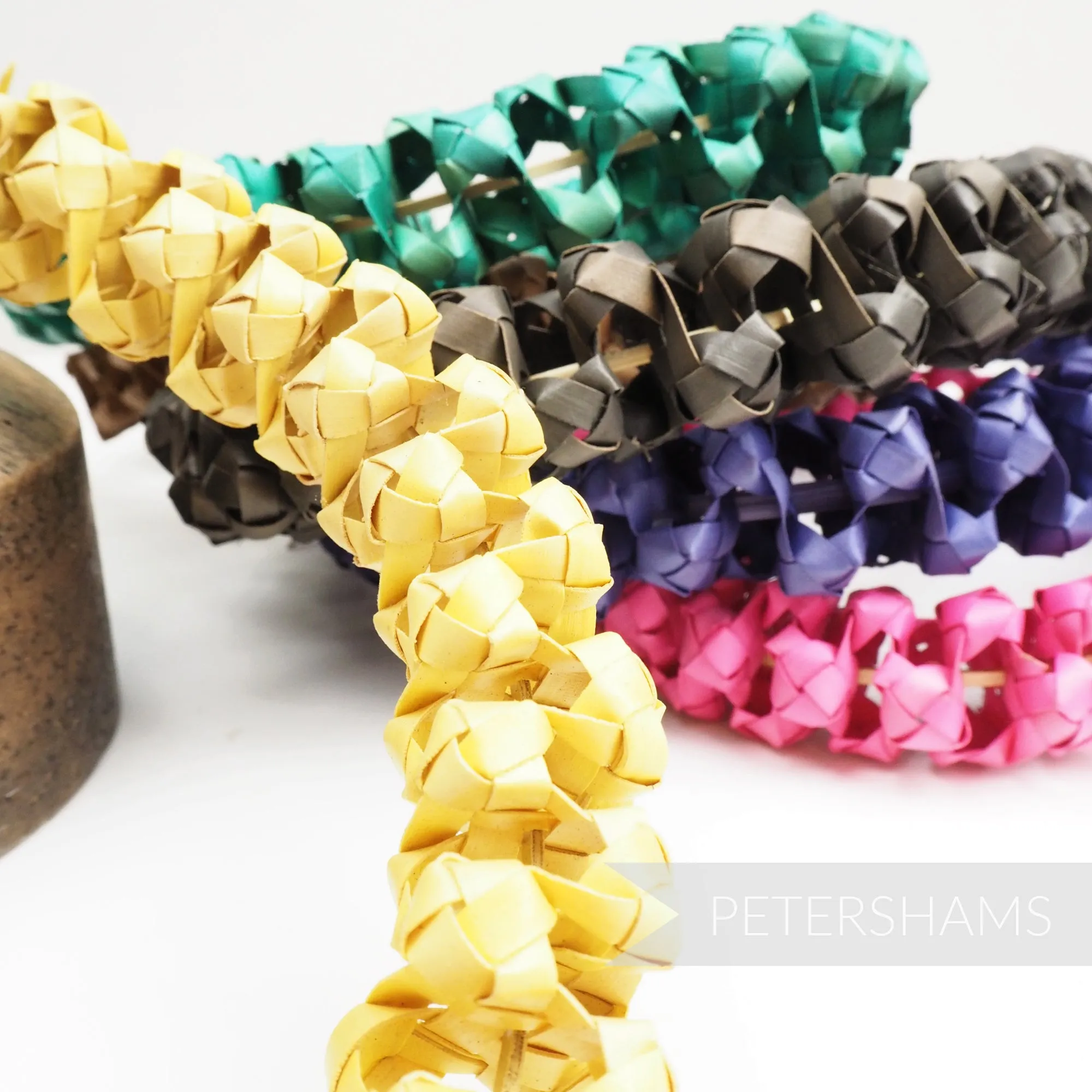 Handwoven Straw Adjustable Headdress Frame