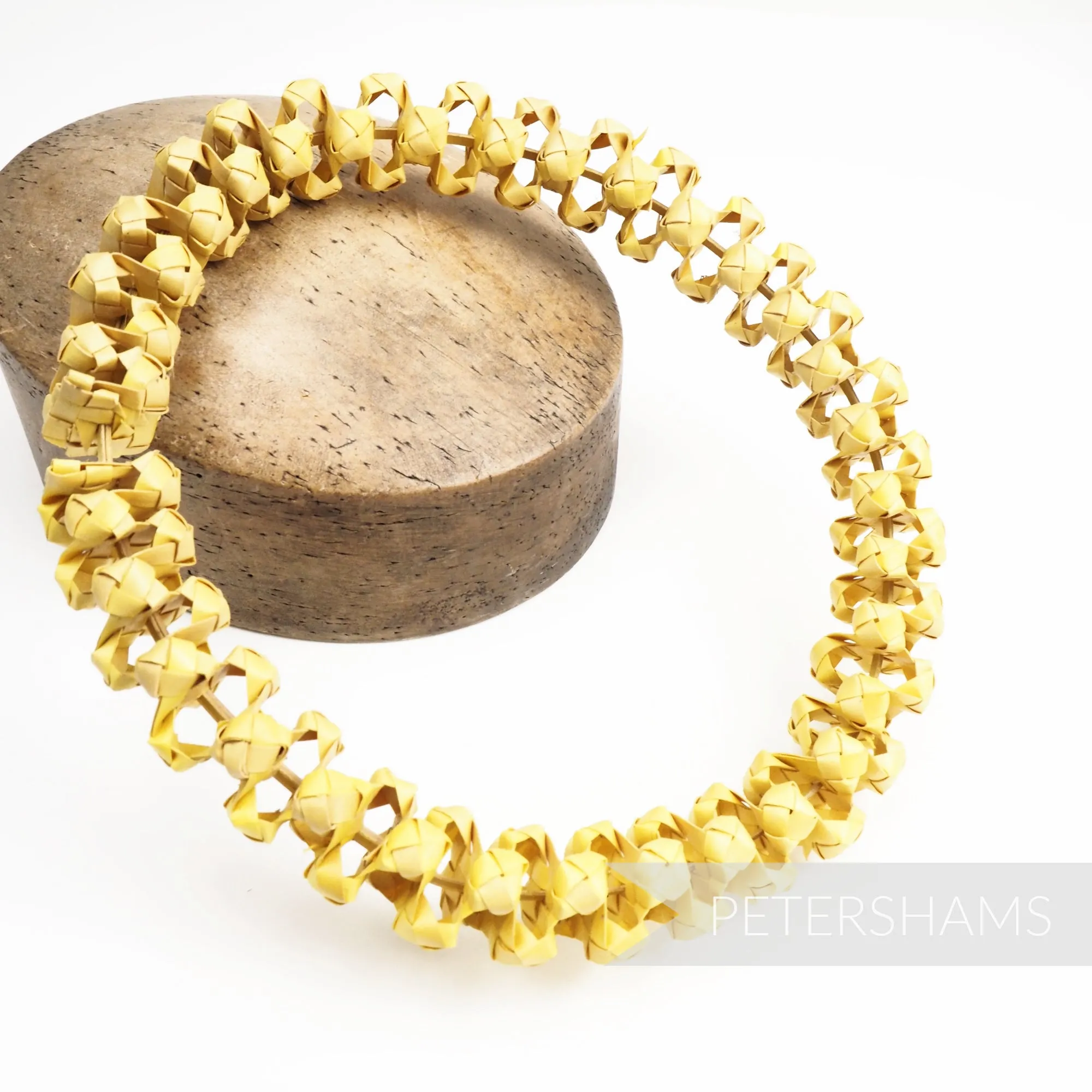 Handwoven Straw Adjustable Headdress Frame