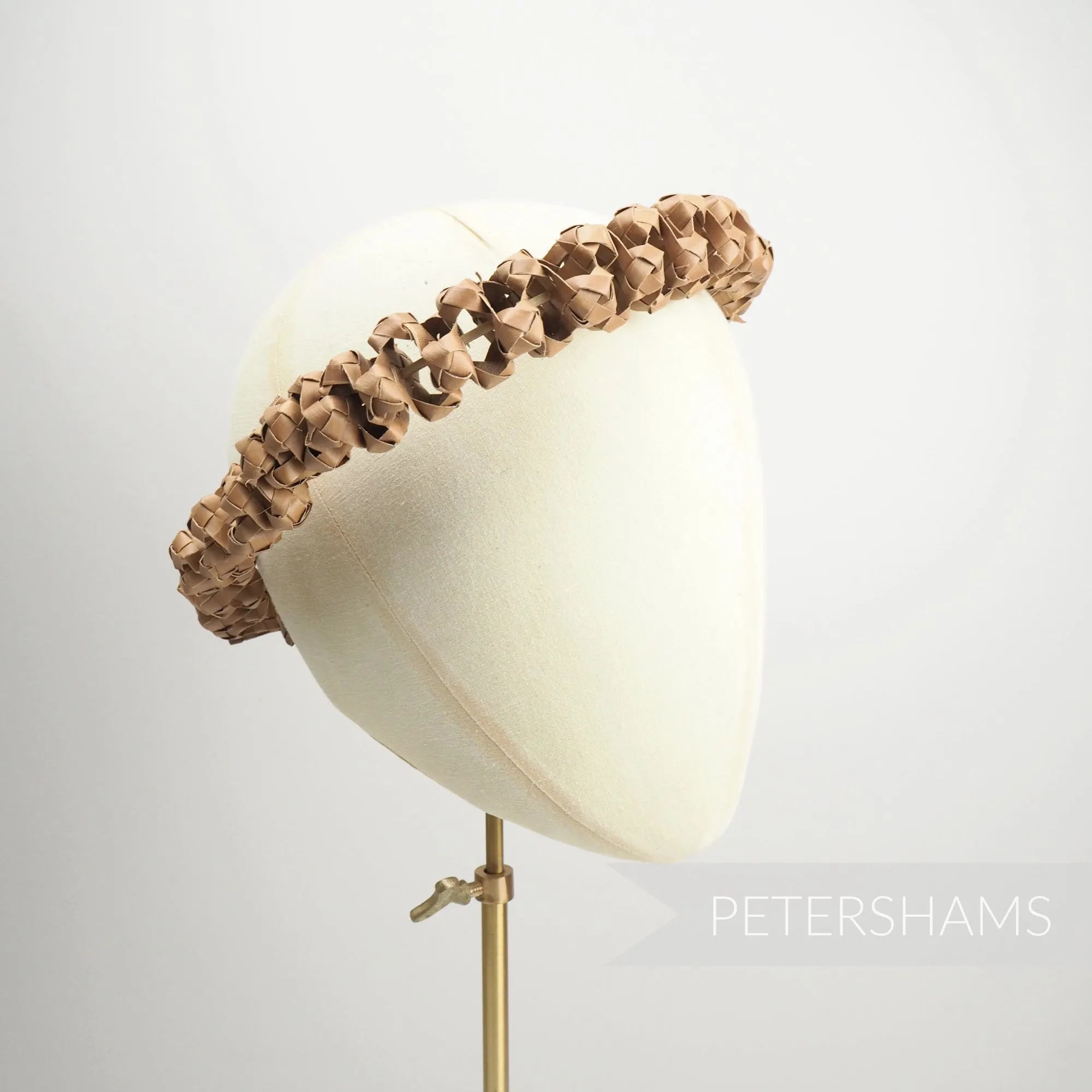 Handwoven Straw Adjustable Headdress Frame