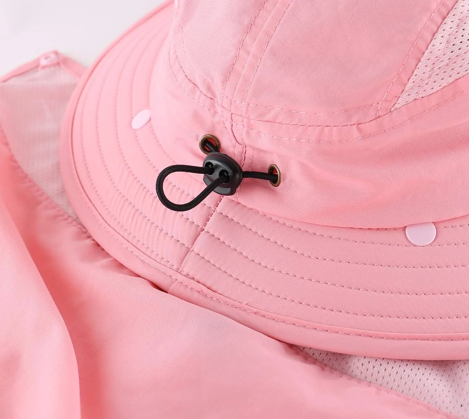 Home Prefer UPF 50  Boys Sun Hat with Neck Flap Wide Brim Summer Beach Bucket Hat for Boys Girls Toddler Kids Safari Hat