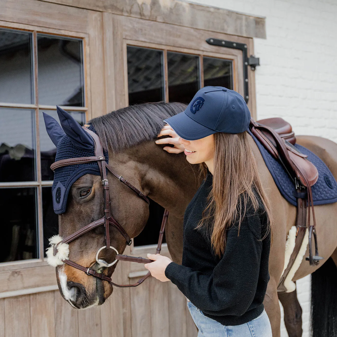 Kentucky Horsewear 3D Logo Baseball Cap - Navy