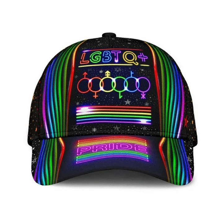Lgbt 3D All Over Printing Baseball Cap Hat, Couple Gay Gifts, Clasic Cap For Lesbian