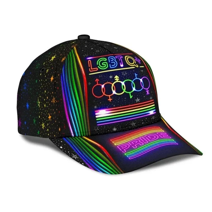 Lgbt 3D All Over Printing Baseball Cap Hat, Couple Gay Gifts, Clasic Cap For Lesbian