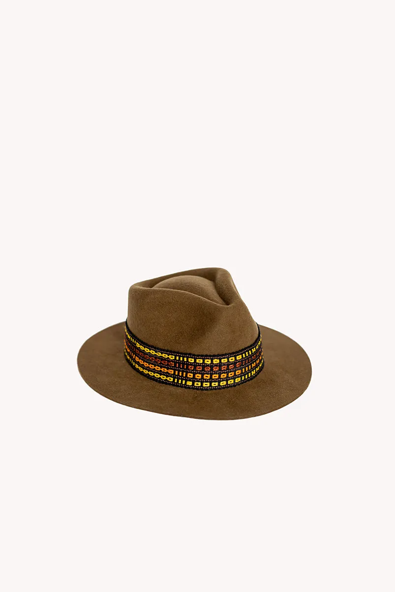 Light Brown Fedora Hat