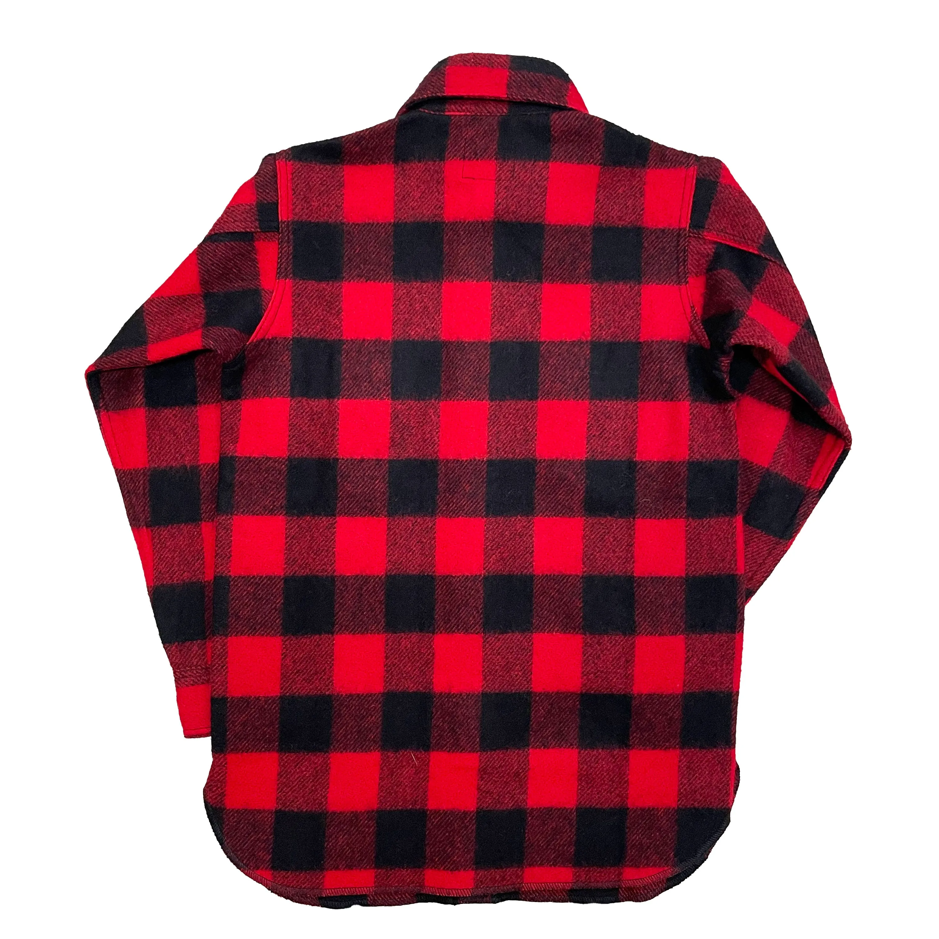 Long Tail Wool Button Down Shirt - Tall