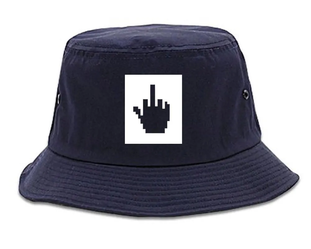 Middle Finger Meme Bucket Hat Cap