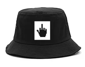 Middle Finger Meme Bucket Hat Cap