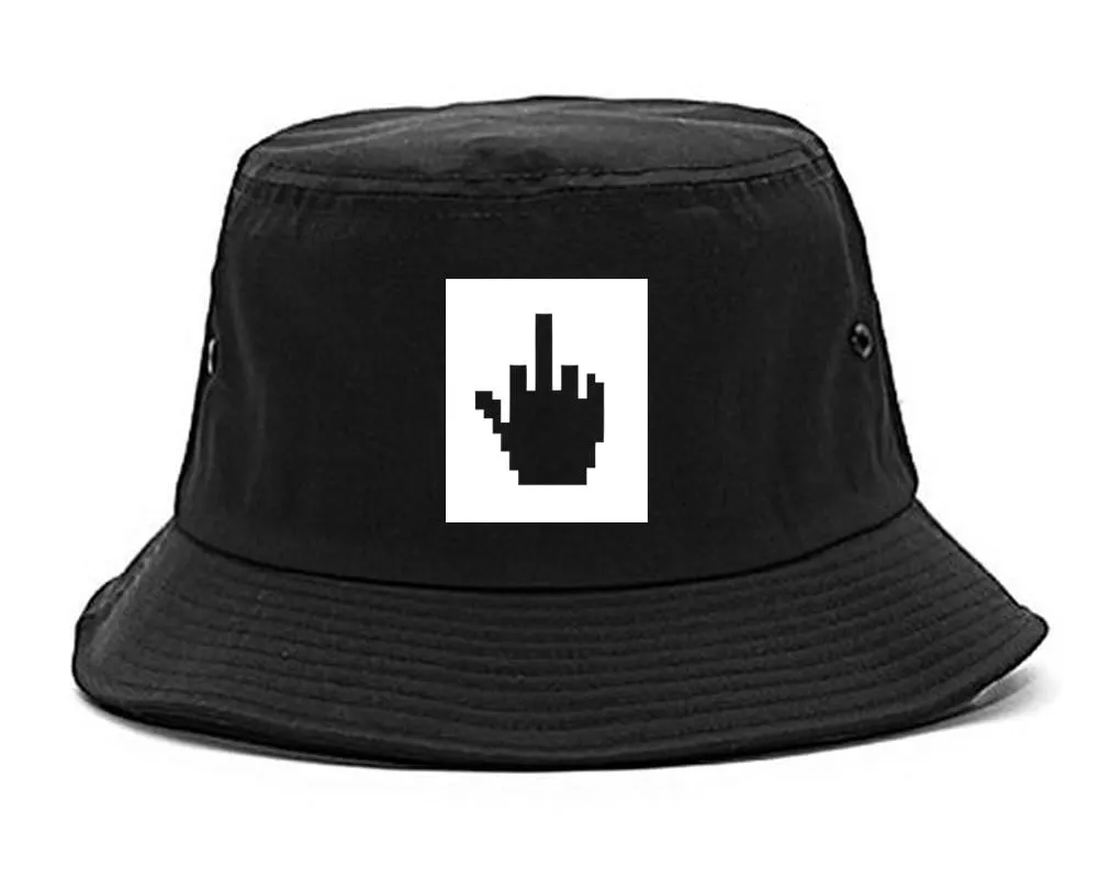 Middle Finger Meme Bucket Hat Cap