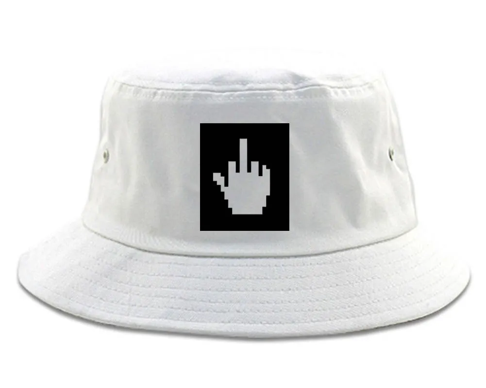 Middle Finger Meme Bucket Hat Cap