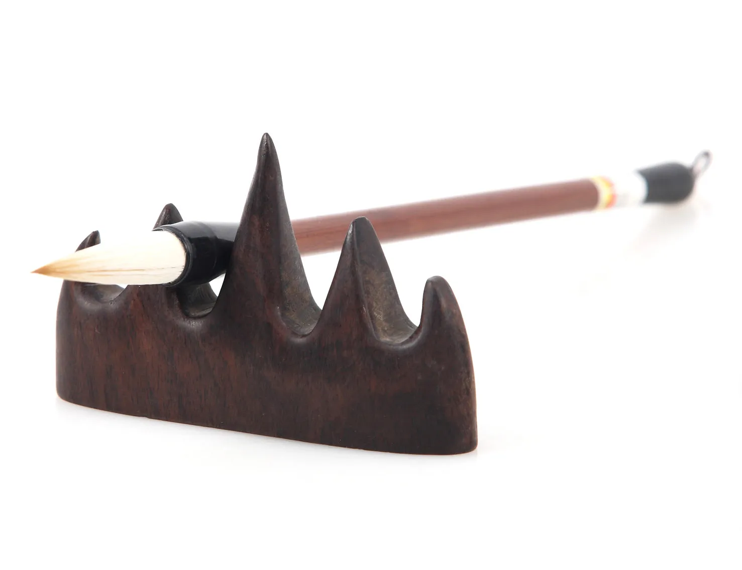 MOVING THE MOUNTAIN - Sharp Tip Wooden Brush Rest