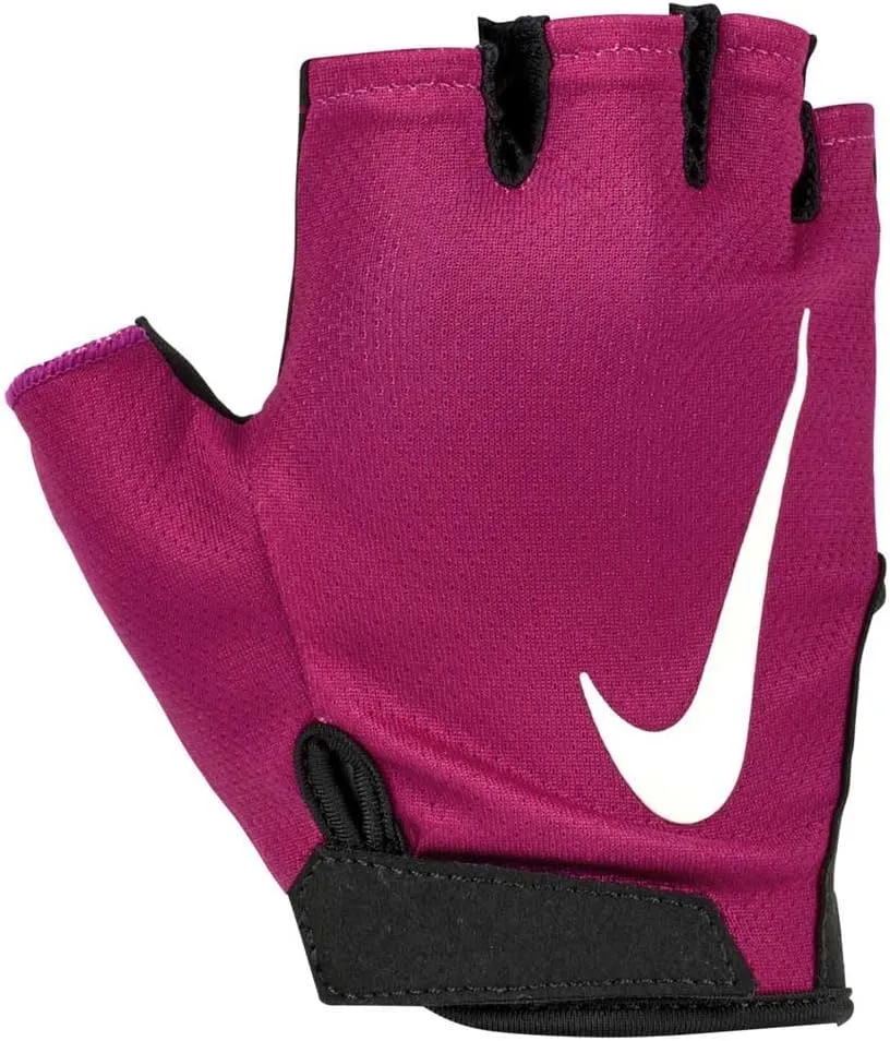 Nike Womens/Ladies Gym Essential 2024 Fitness Fingerless Gloves (M) (Black/Fuchsia)
