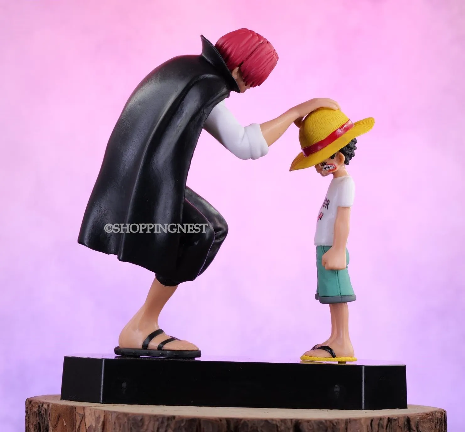 One Piece Anime Luffy and Shanks Action Action Figure  | 19 CM |