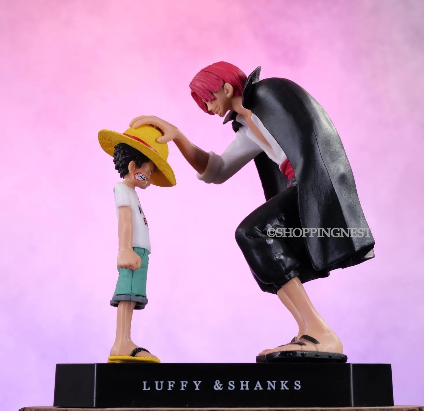 One Piece Anime Luffy and Shanks Action Action Figure  | 19 CM |