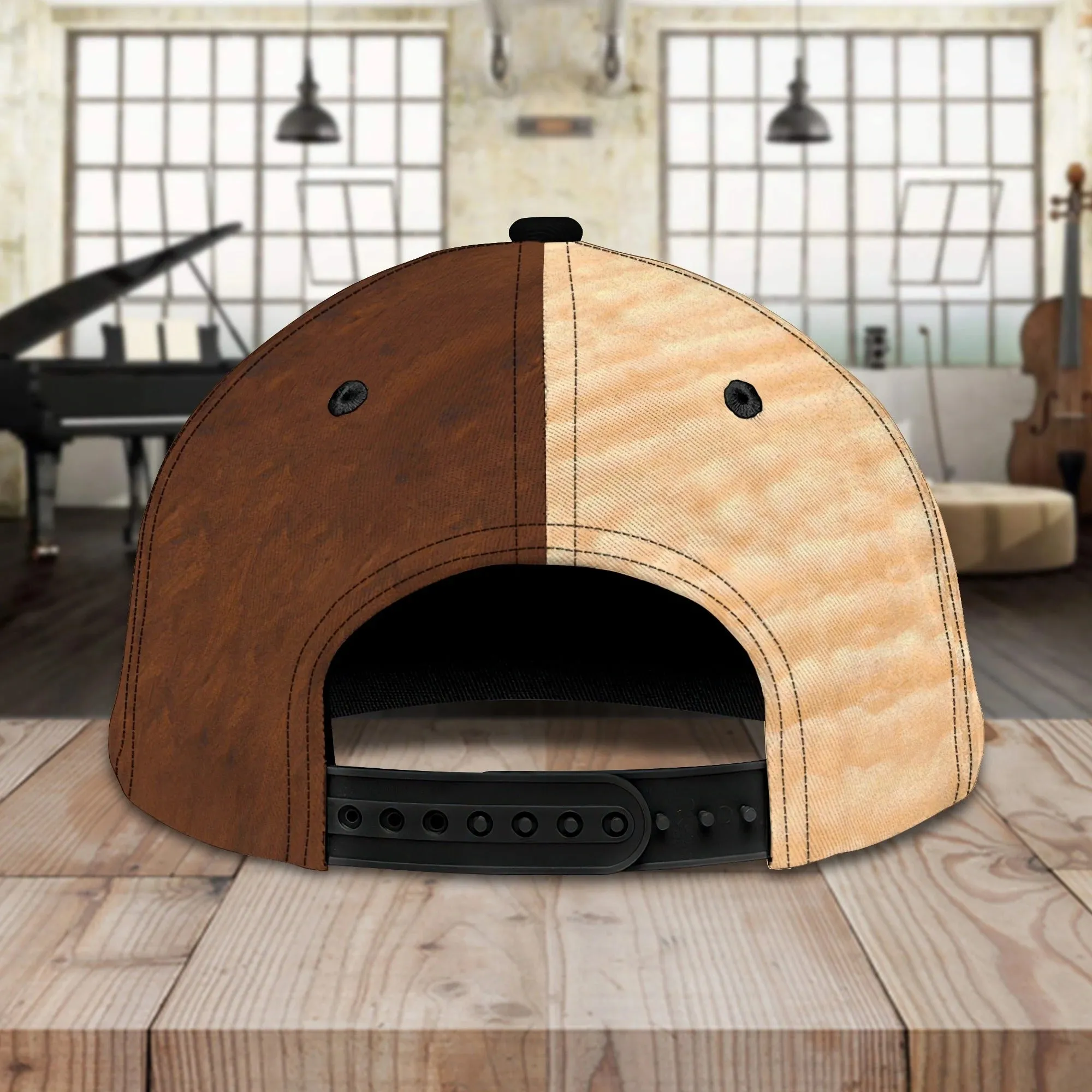 Personalized Guitar 3D Full Print Cap Hat For Musican, Guitarist, Music Is My Second Language, Music Lover Gift