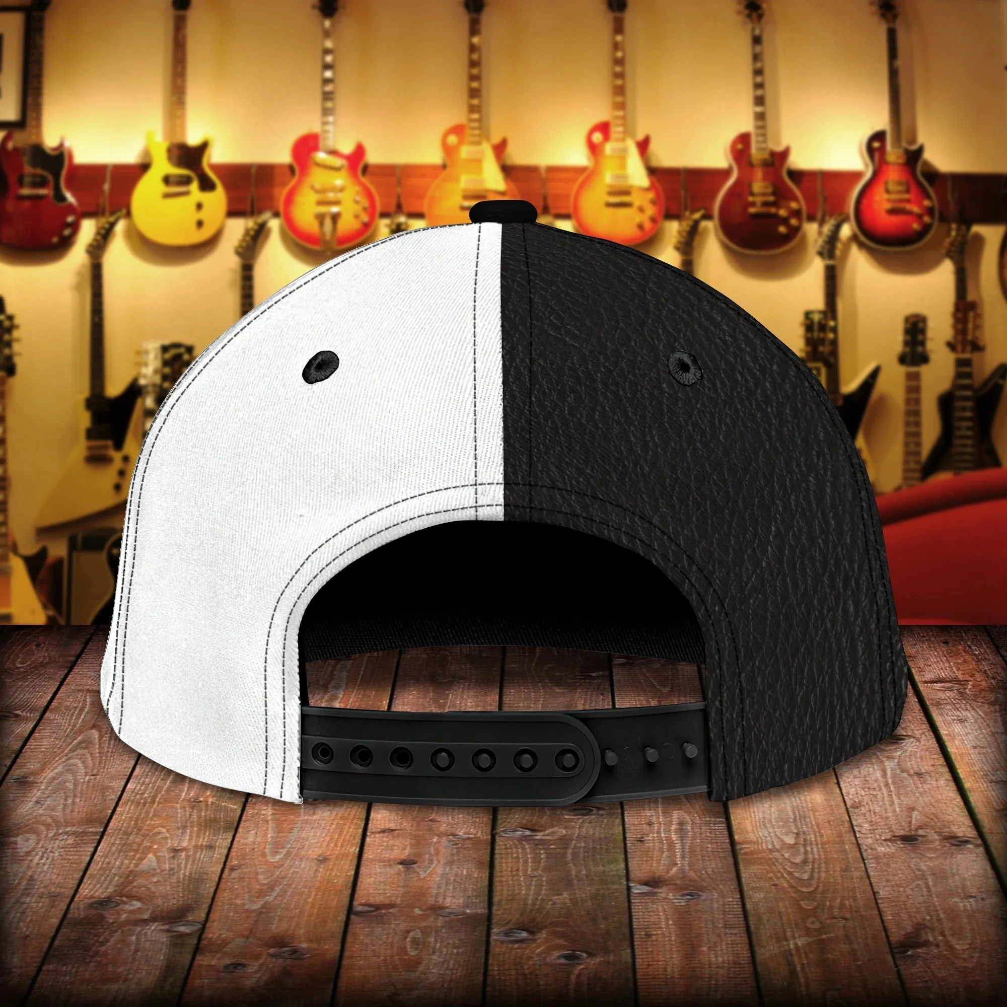 Personalized Guitar 3D Full Print Cap Hat For Musican, Guitarist, Music Is My Second Language, Music Lover Gift